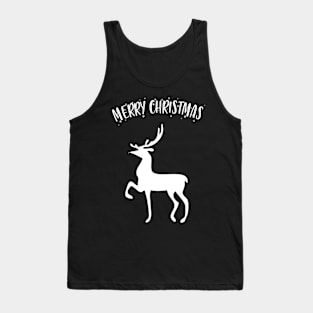 Merry Christmas Reindeer Tank Top